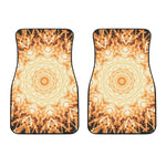 Shining Kaleidoscope Print Front Car Floor Mats