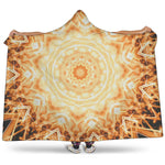 Shining Kaleidoscope Print Hooded Blanket