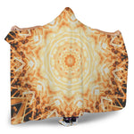 Shining Kaleidoscope Print Hooded Blanket