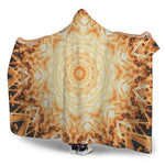 Shining Kaleidoscope Print Hooded Blanket