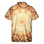 Shining Kaleidoscope Print Men's Short Sleeve Shirt