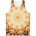 Shining Kaleidoscope Print Men's Tank Top