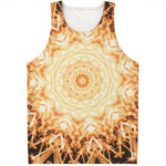 Shining Kaleidoscope Print Men's Tank Top
