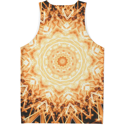 Shining Kaleidoscope Print Men's Tank Top