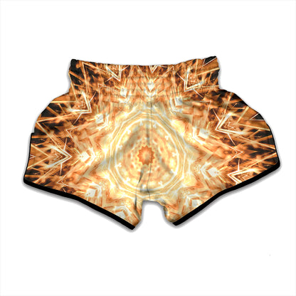 Shining Kaleidoscope Print Muay Thai Boxing Shorts
