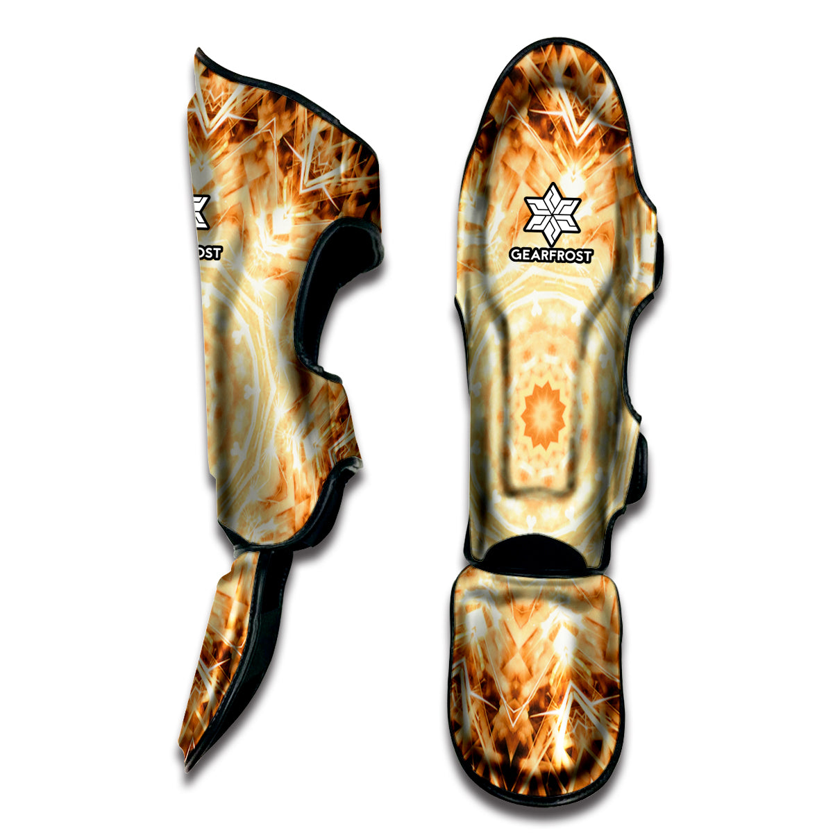 Shining Kaleidoscope Print Muay Thai Shin Guard