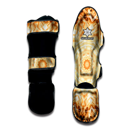 Shining Kaleidoscope Print Muay Thai Shin Guard