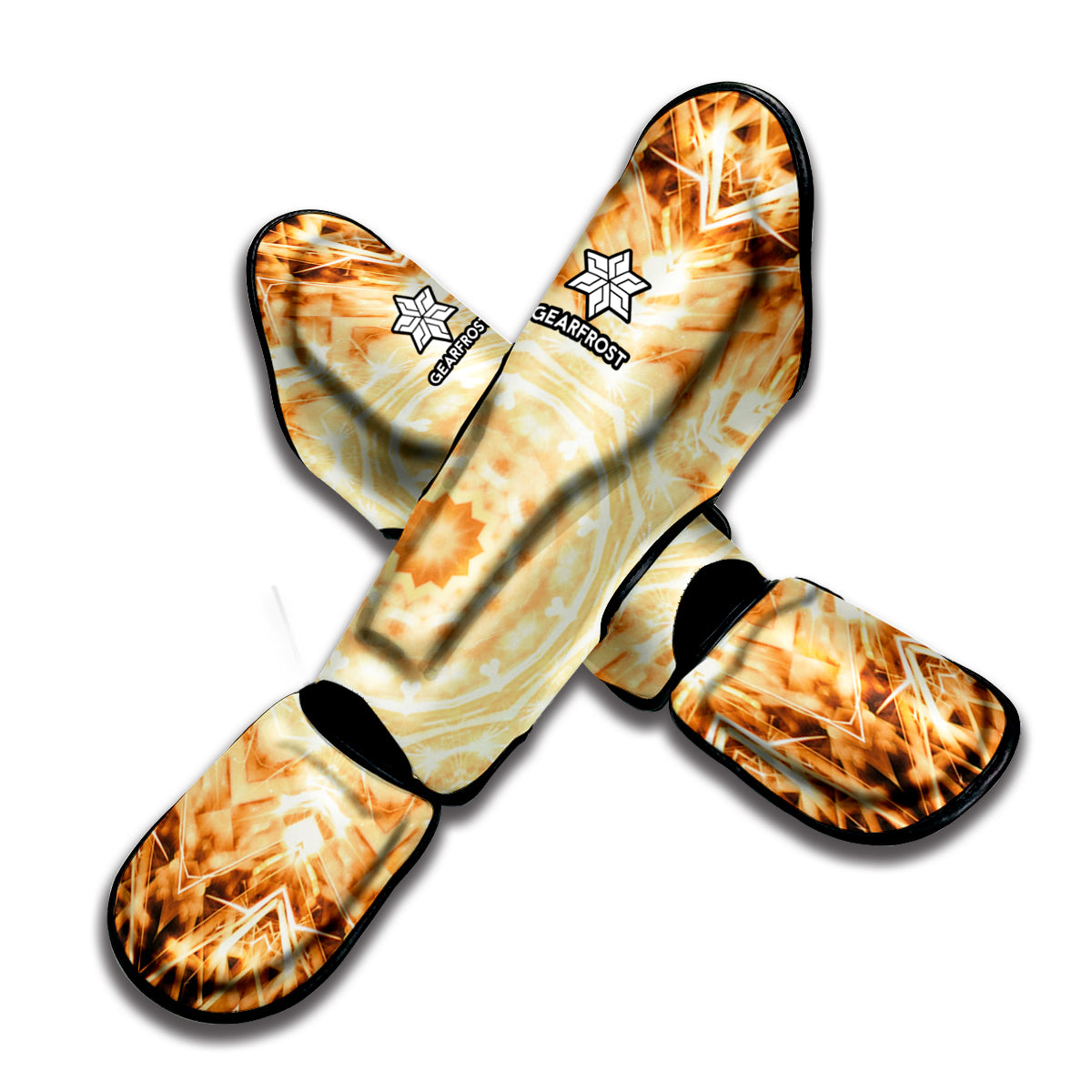Shining Kaleidoscope Print Muay Thai Shin Guard