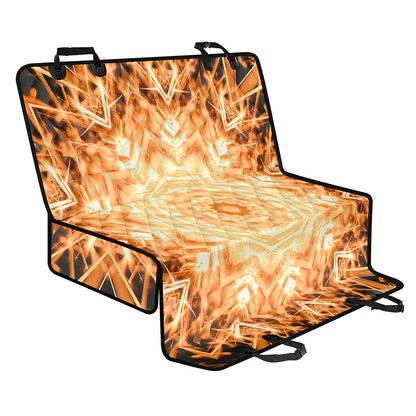 Shining Kaleidoscope Print Pet Car Back Seat Cover