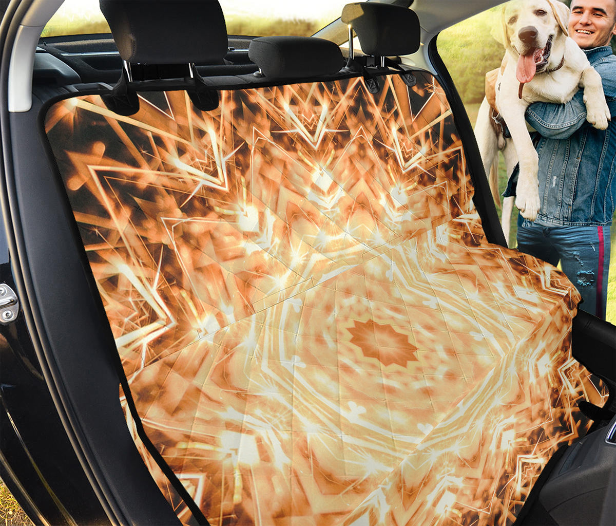 Shining Kaleidoscope Print Pet Car Back Seat Cover