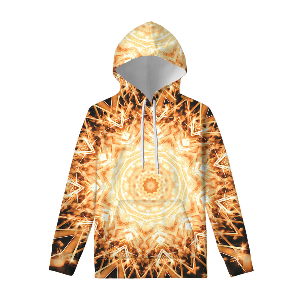 Shining Kaleidoscope Print Pullover Hoodie