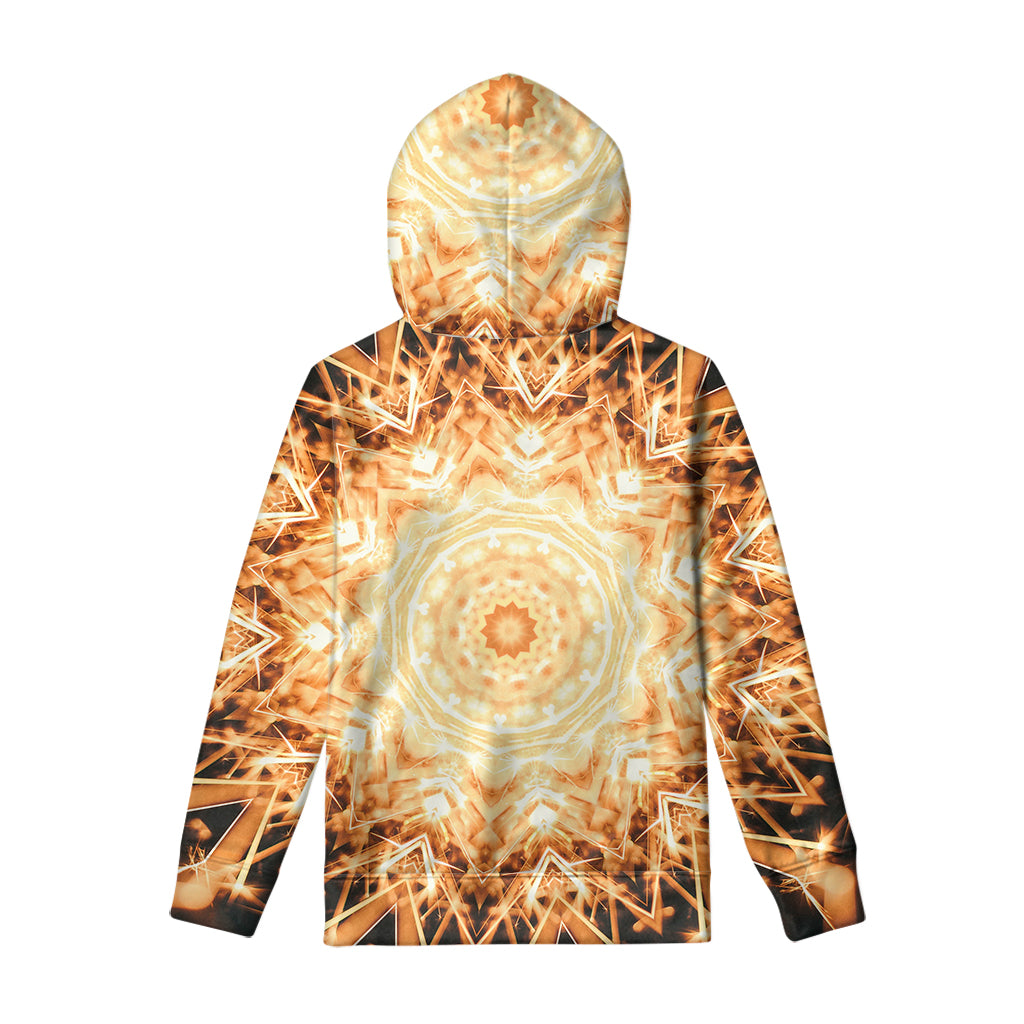 Shining Kaleidoscope Print Pullover Hoodie
