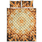 Shining Kaleidoscope Print Quilt Bed Set