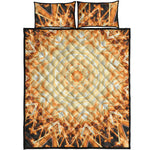 Shining Kaleidoscope Print Quilt Bed Set