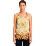 Shining Kaleidoscope Print Women's Racerback Tank Top