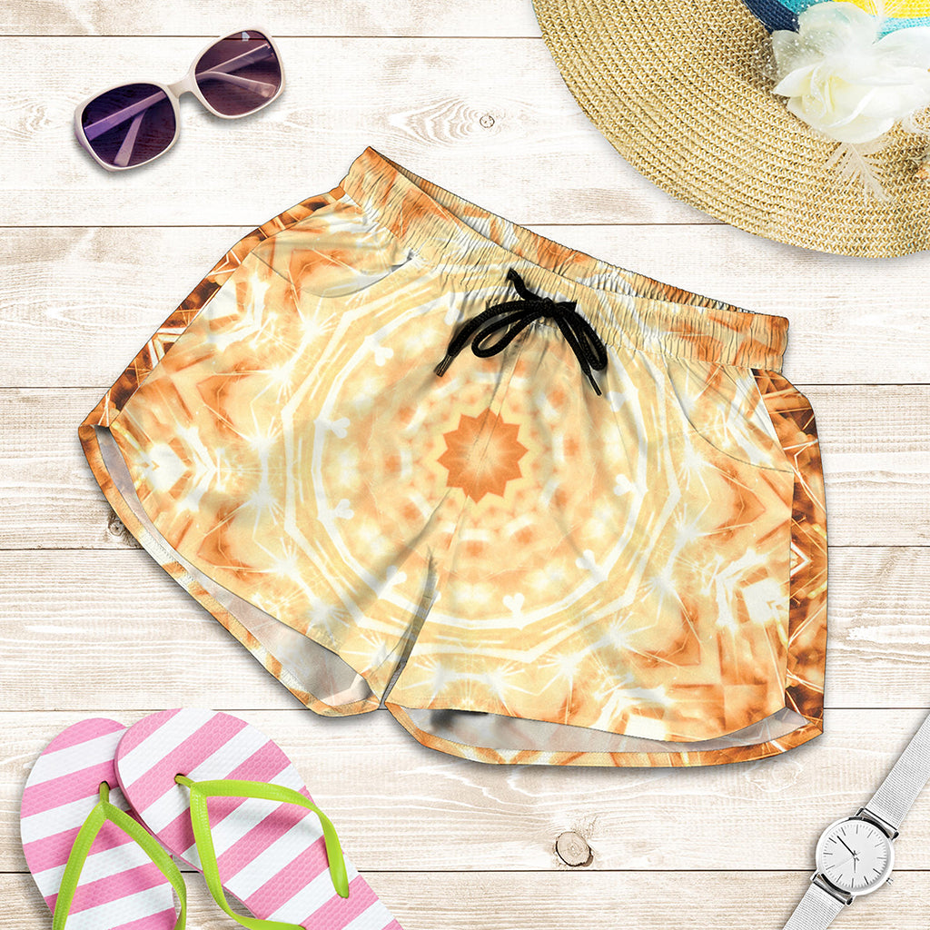 Shining Kaleidoscope Print Women's Shorts