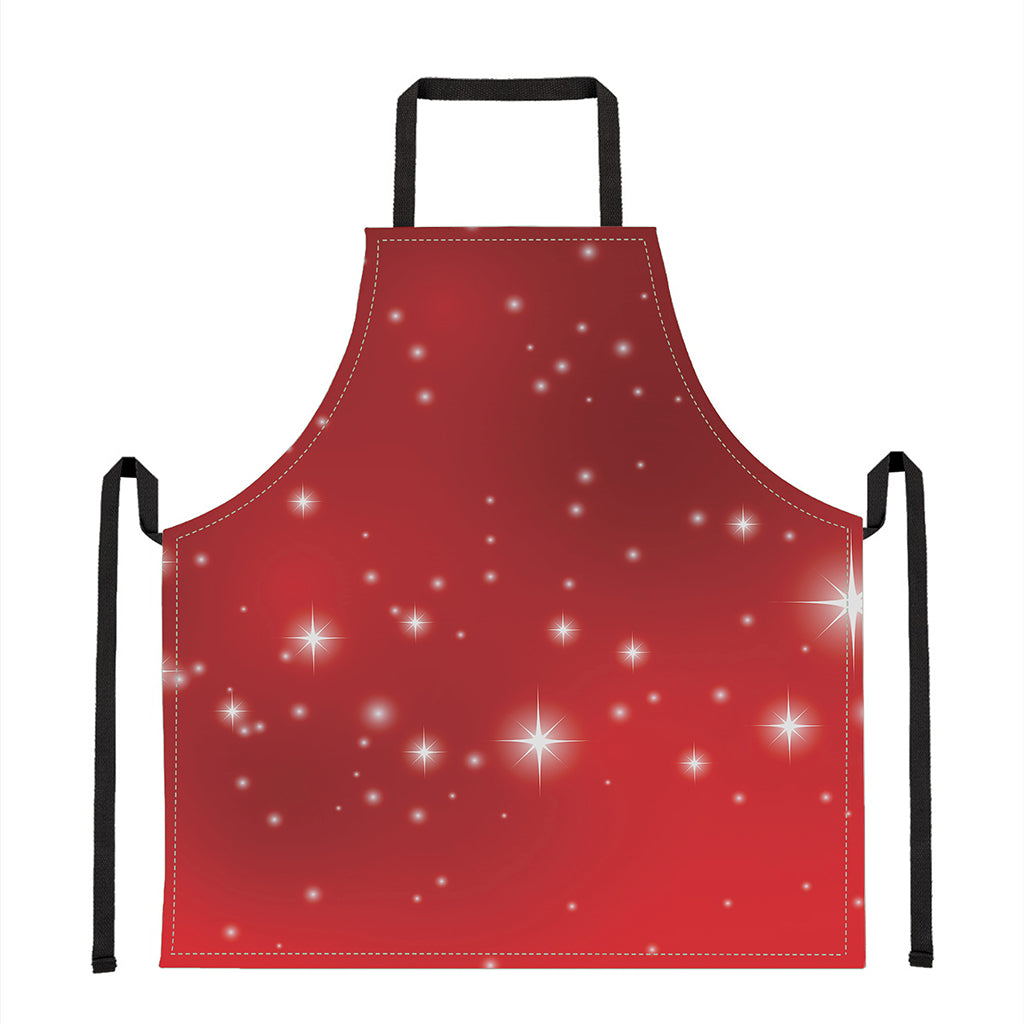 Shiny Sparkle Print Apron