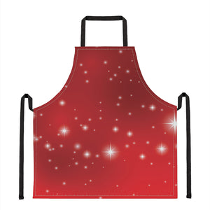 Shiny Sparkle Print Apron