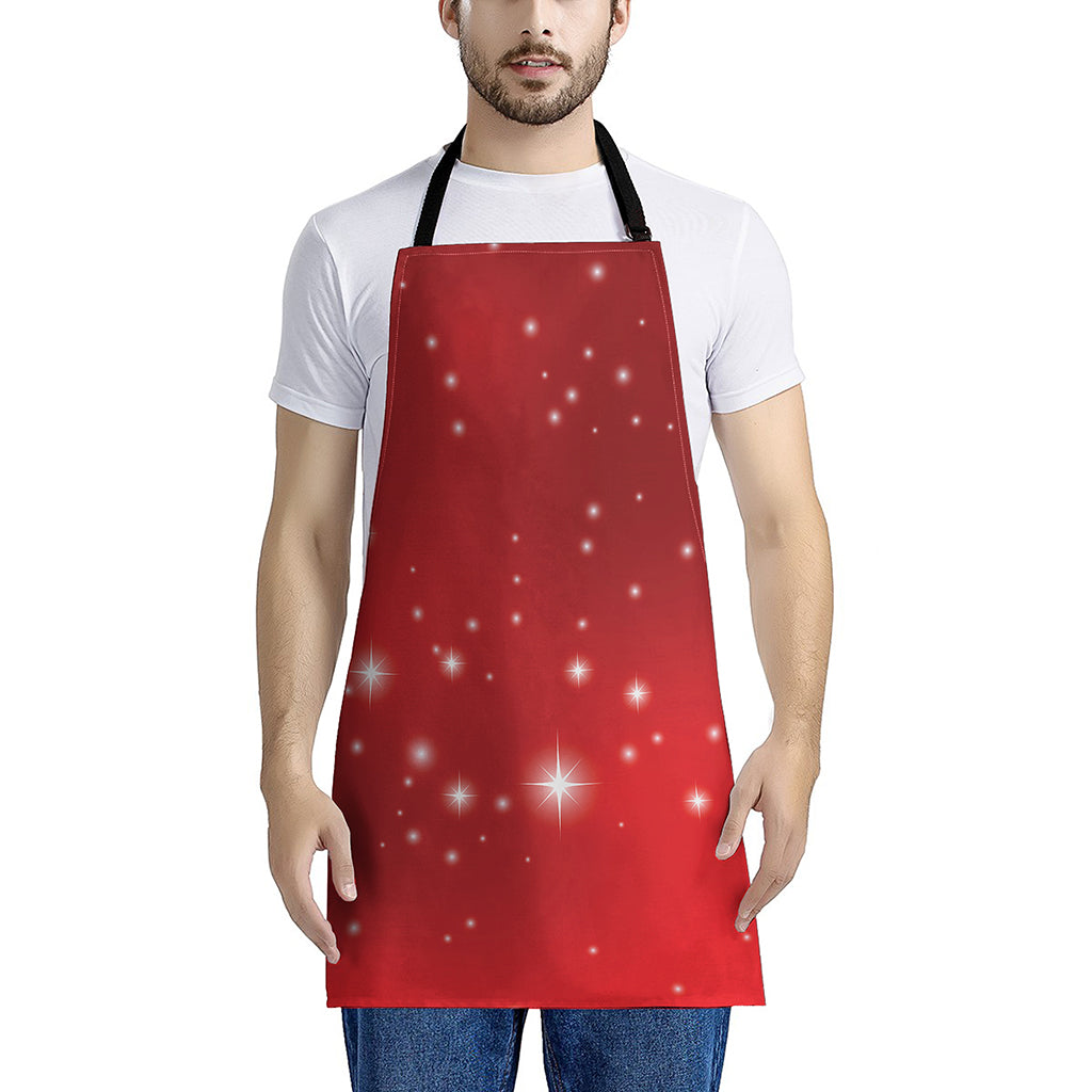 Shiny Sparkle Print Apron