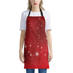 Shiny Sparkle Print Apron