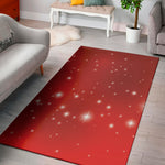 Shiny Sparkle Print Area Rug
