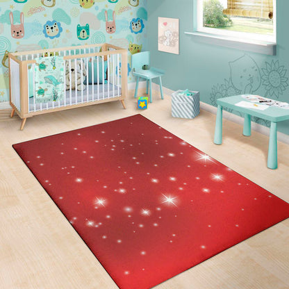 Shiny Sparkle Print Area Rug