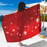 Shiny Sparkle Print Beach Sarong Wrap