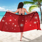 Shiny Sparkle Print Beach Sarong Wrap