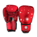 Shiny Sparkle Print Boxing Gloves