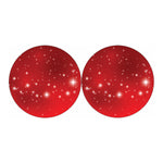 Shiny Sparkle Print Car Coasters