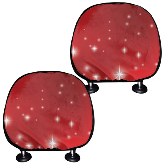 Shiny Sparkle Print Car Headrest Covers