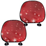 Shiny Sparkle Print Car Headrest Covers