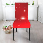 Shiny Sparkle Print Dining Chair Slipcover