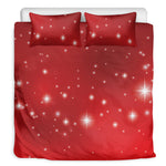Shiny Sparkle Print Duvet Cover Bedding Set