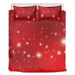 Shiny Sparkle Print Duvet Cover Bedding Set