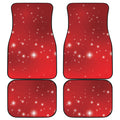 Shiny Sparkle Print Front and Back Car Floor Mats