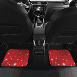 Shiny Sparkle Print Front and Back Car Floor Mats