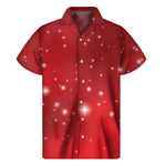 Shiny Sparkle Print Men's Short Sleeve Shirt