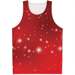 Shiny Sparkle Print Men's Tank Top