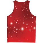 Shiny Sparkle Print Men's Tank Top