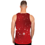 Shiny Sparkle Print Men's Tank Top