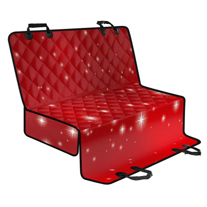 Shiny Sparkle Print Pet Car Back Seat Cover