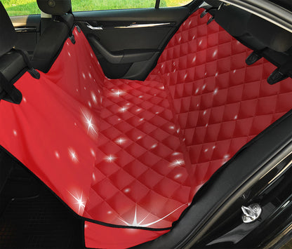 Shiny Sparkle Print Pet Car Back Seat Cover