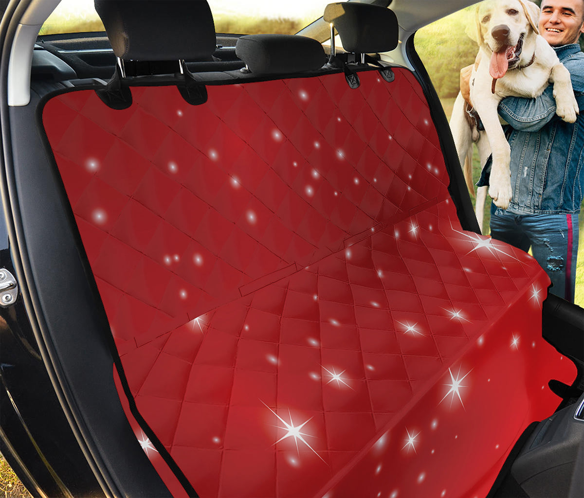 Shiny Sparkle Print Pet Car Back Seat Cover