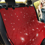 Shiny Sparkle Print Pet Car Back Seat Cover