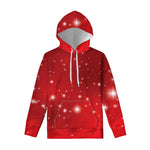 Shiny Sparkle Print Pullover Hoodie