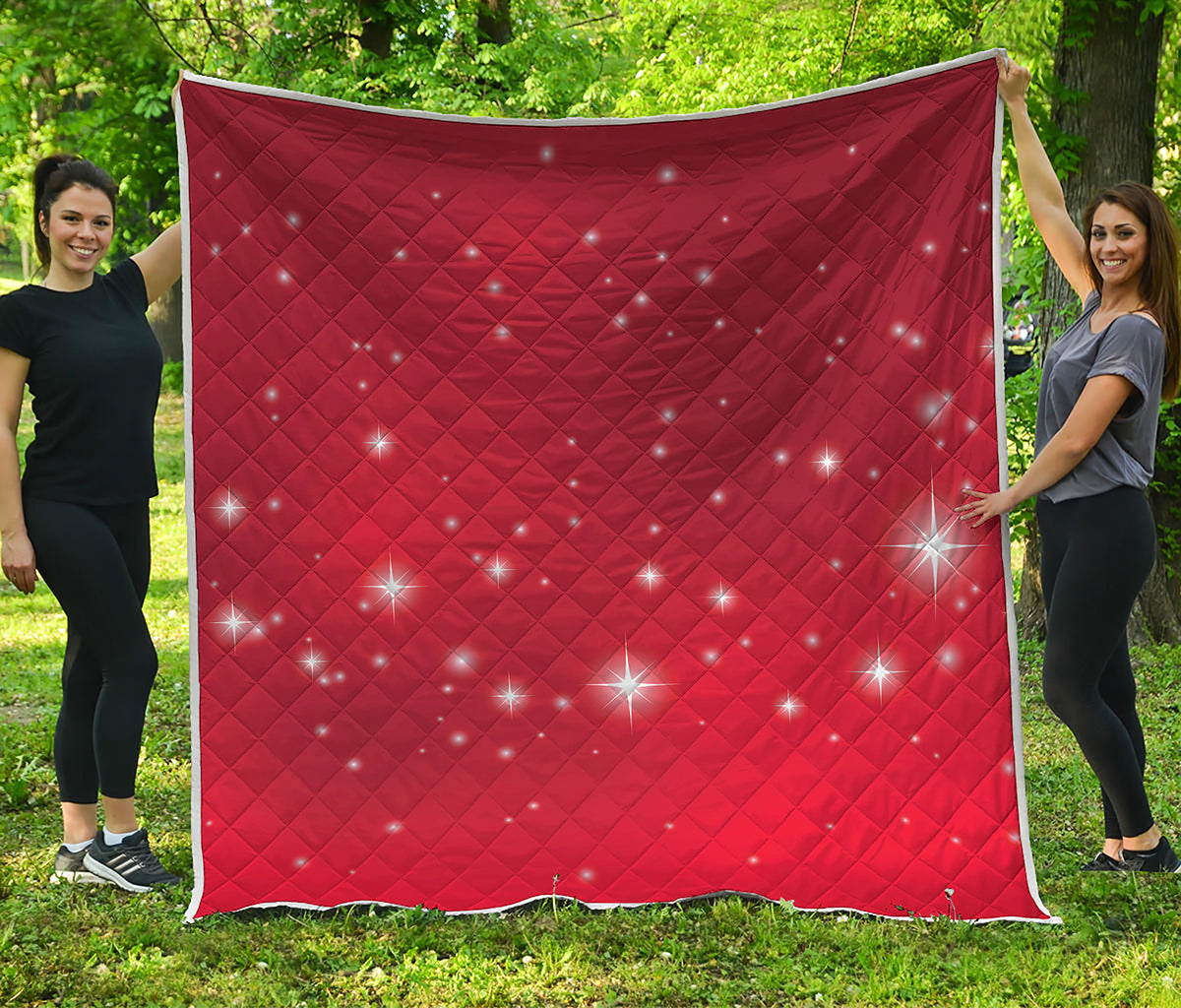 Shiny Sparkle Print Quilt