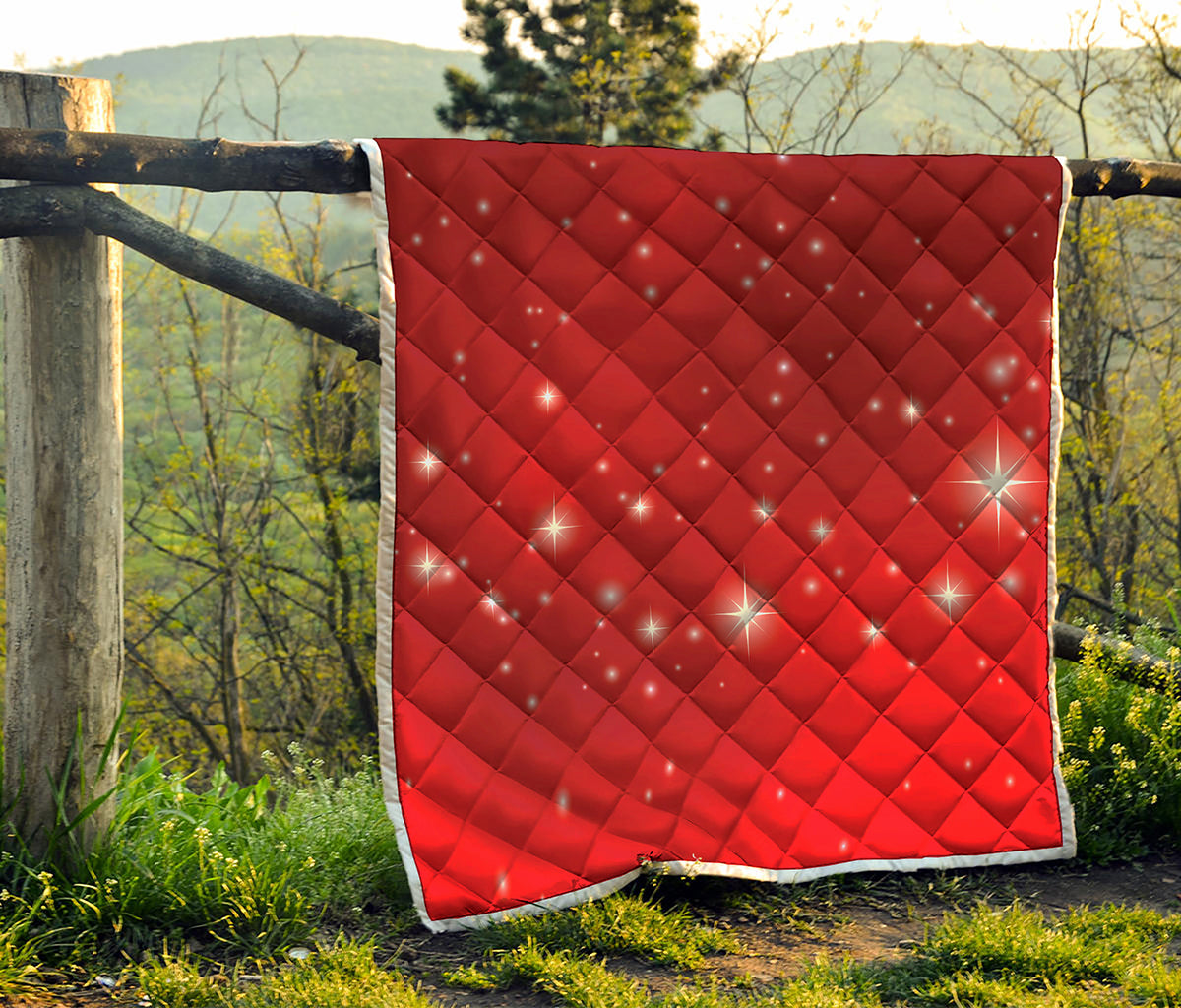 Shiny Sparkle Print Quilt