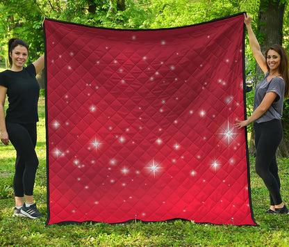 Shiny Sparkle Print Quilt
