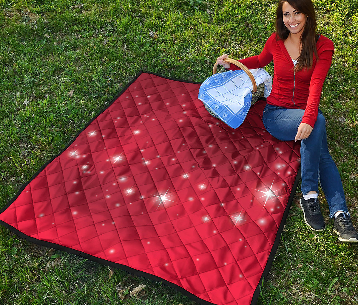 Shiny Sparkle Print Quilt